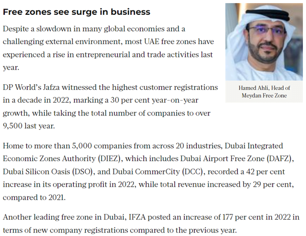 Setting up a Dubai Freezone company and businesses across the UAE is booming